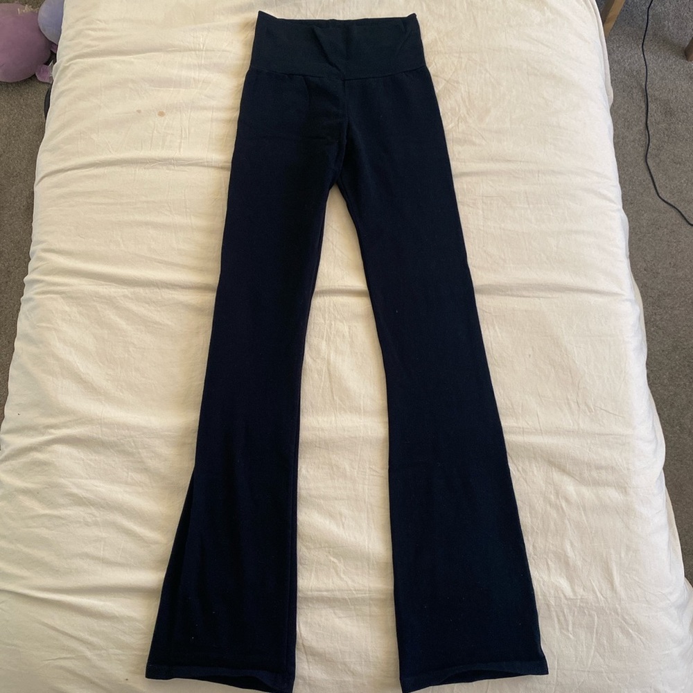 brandy meville black flare leggings